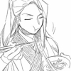 tangyuan: m. (that make me unable to speak)