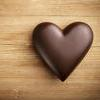 machinaperegrina: Chocolate heart on wooden surface (temp icon 13)