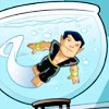 personae: (namor in a fishbowl)