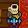 bluee: stardew valley character holding coffee (Default)