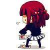 entreats: (walking around)