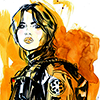 rosecake: Jyn Erso. (star wars - jyn erso orange)