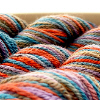xylohypha: multicolored skeins of yarn (knitting)