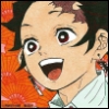 kimetsuyaiba: Icon of Tanjiro Kamado smiling. (demon slayer, tanjiro kamado)