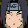 hokuton_punch: Screenshot of Itachi from Naruto squinting. (naruto itachi squint)