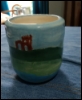 originotley: My first successful thrown and painted pot spring 2020 (Default)