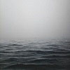 anghraine: choppy water on a misty day (sea)