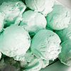 almach: several scoops of mint ice cream (mint)