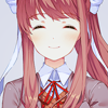 moes: (ddlc 『passive smile』)