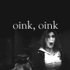 pinkhairedauror: (Oink oink)