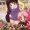 flameandpassion: (Rei: &Chibiusa Flowers.)
