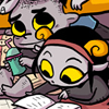 psych0p0mps: Aradia and Tavros as wigglers, reading (♉ t; and there is time to kill today)