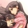 sangreine: long hair :: touch :: comforted :: protected ([haji] old days)