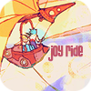suzume: Ryu and Nina, the hero and heroine of Breath of Fire IV, are riding in the wind glider (Joyride)