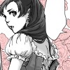 sangreine: huh :: glancing :: neutral :: sad :: long hair (corset)