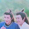 juniperphoenix: Ouyang Zizhen and Lan Jingyi laughing (Untamed: Juniors: Oz & Jingyi)