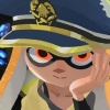 pineaura: Agent 3 from Splatoon 3 looking towards the viewer with an expressionless face (Hmm)
