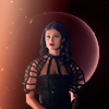 mekare: Yennefer with a space background (Witcher Yennefer)