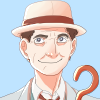 purplecat: Drawing of the Seventh Doctor (Who:Seven)
