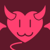 dizzyhmuffin: An image of a heart, devil-horns, vertical lines for eyes, and a cat-smile. (Default)