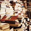 gentlyepigrams: (books - stacks of)