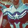 chase_acow: close up sam wilson the star on his Captain America uniform (fatws cap close)