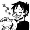 cloversome: (luffy snoozing)