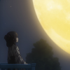 ghostsguysgyuudon: Looking at the moon. (every night like it's supposed to work)
