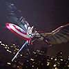 chase_acow: Sam Wilson as Captain America flying and throwing the shield (fatws throws)