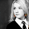 pensnest: B/w, Luna Lovegood with radish earrings (Luna Lovegood)