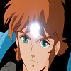 cye_of_the_torrent: Cye from Ronin Warriors is in armor but sans helmet as his virtue appears on his forehead (Trust)