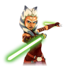 mergatrude: Ahsoka Tano weilding green lightsabres (Star Wars: Ahsoka)