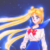 linky: usagi standing with her hair blowing in the wind (Sailor Moon: usagi - manga)