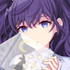 asukarkreutz: Mafuyu hiding behind a book (Mafuyu - Dive Into Me)