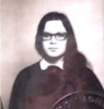 aunty_marion: Black and white passport photo of teenage girl in school uniform with long hair pulled over one shoulder (Passport 1972)