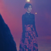 whimsyful: a picture of IU in her kdrama Hotel del Luna, wearing a gothic black and red dress (hdl gothic vamp dress)
