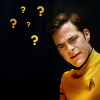 london_fan: Star Trek: AOS - Kirk looking very confused with question marks floating next to him (Star Trek: AOS - Kirk (?????))