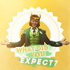 goodbyebird: Loki: president!Loki grinning, arms spread wide, "what did you expect?" (Avengers trickster)