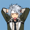 bad_crowmance: TOCS Manga; Smile; Body Language; Hand Behind Head (13224776)