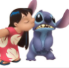 roina_arwen: Lilo kissing Stitch on the cheek (Lilo & Stitch Kiss - Stressed Stitch)