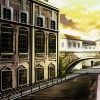 oneill: Haibane Renmei - The Library at sunset (図書館)