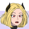 marshmallowpurgatory: Pidonus with a panicked stare, as if she is about to Find Out. (OH NO)