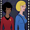 yourlibrarian: Uhura and Chapel Animated Trek (TREK-Uhura and Chapel - sixbeforelunch.p)