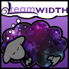 reeby10: a dreamsheep with a space pattern and dreamwidth in purple in a thought bubble above (dreamsheep)