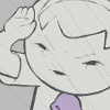 lovecraftcomplex: Rose Lalonde, squinting up into rain. (Seer of grey might be more accurate.)