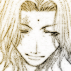 hokuton_punch: An official sketch of Kami-sama from Saiyuki. (saiyuki kami-sama)