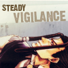 tropicsbear: Gat from Saiyuki looking serious with the text "Steady vigilance" above him (Saiyuki: Gat steady vigilance)