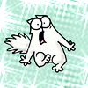 leesa_perrie: Cartoon of Simon's Cat looking shocked (Simons Cat Shocked)
