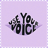 vysila: lips with use your voice superimposed (voice)