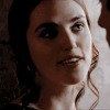 deathsmajesty: Katie McGrath as Morgana from BBC's Merlin (Talking - Tempting Smirk)